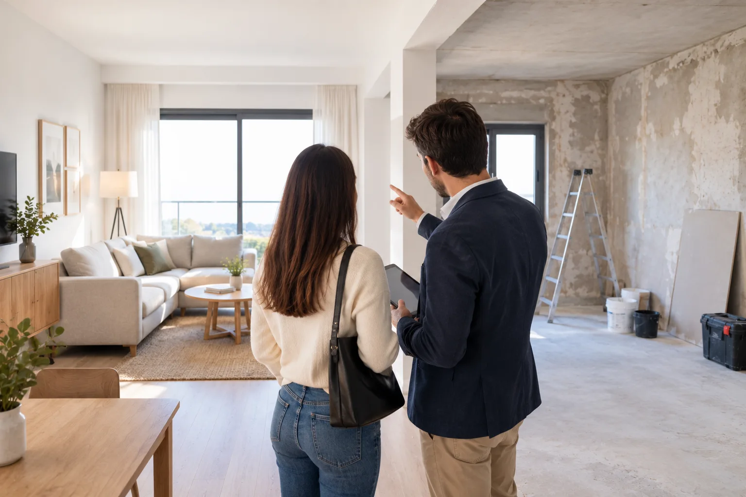 Comparativa entre piso reformado y vivienda para reformar en Torrent